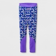 Girls' Sporty Cozy Lined Leggings - Cat & Jack Purple L