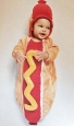 Baby Plush Hot Dog Bunting Costume - 0-6 Months - Hyde And Eek Boutique