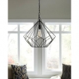 Signature Design by Ashley Mikndaro Black Metal Pendant Light