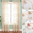 Fleur Rod Pocket 120-inch Curtain Panel