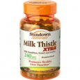 Sundown Naturals Milk Thistle Xtra 240 mg - 60 Capsules