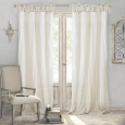 Elrene Jolie Tie-top Curtain Panel - N/A