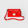 Women's Flap-Close Wallet with Crossbody Strap - A New Day Red