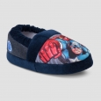 Toddler Boys' Marvel Avengers Slippers - Navy M(7-8), Blue