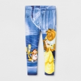 Toddler Girls' Beauty And The Beast Legging Pants - Disney Princess Blue 4T