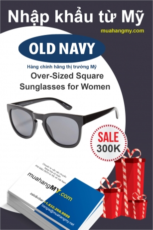Over-Sized Square Sunglasses for Women 