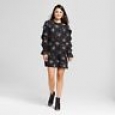 Women's Smocked Off The Shoulder Midi Dress, Xhilaration, Small, Black