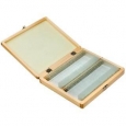 Barska 100 Prepared Microscope Slides and Wooden Case