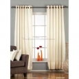 Cream Ring / Grommet Top 90% blackout Curtain / Drape / Panel - Piece
