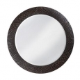 Allan Andrews Bergman Black Round Mirror - Small