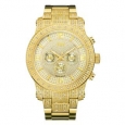 JBW Lynx J6336B 18k Gold-plated Stainless Steel/Diamond Multifunction Men's Watch