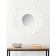 Safavieh King White 30-inch Sunburst Mirror