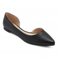 Mossimo Mohana Womens 10 Black Point Toe Stylish Cut Out Flat Shoes