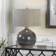 Uttermost Vardenis Gray Ceramic Lamp (As Is Item)