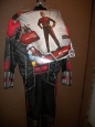 Boy M 8-10 Ant Man Costume Muscle Chest Jumpsuit & Plastic Mask Avengers