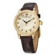Stuhrling Original Women's Symphony Swiss Quartz Brown Crystal Leather Strap Watch