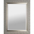 Hobbitholeco Mosaic Silvertone Rectangular Beveled Mirror (As Is Item)