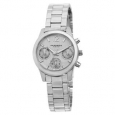 Akribos XXIV Women's Swiss Quartz Multifunction Silver-Tone Bracelet Watch