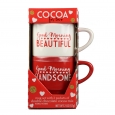 Galerie Valentine's Day Stacking Mugs With Cocoa - 2oz