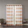 Urban Habitat Chapin Yarn Dyed Woven Sheer Window Curtain Panel