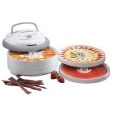 Nesco FD-75PR Food Dehydrator - 600 Watts 5 Trays / 2 Fruit Roll Sheets / 2 Clean A Screens / 3 Original Spices