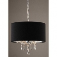 Indoor 3-light Black/ Chrome Pendant Chandelier