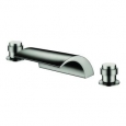 Y-Decor Weldon Brushed Nickel Widespread Tub Faucet