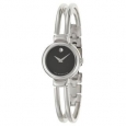 Movado Women's 606056 Harmony Stainless Steel Black Dial Watch