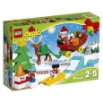 LEGO(R) DUPLO(R) Town Santa's Winter Holiday Building Kit (10837)