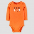 Baby Boo Crew Bodysuit - Just One You Made by Carter's Orange 9M