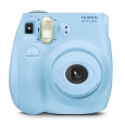 Fujifilm Instax Mini-7s - Light Blue Camera -new Sealed -- Bonus Film Pack-
