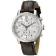Tissot Men's T0554171603700 'PRC 200' Chronograph Brown Leather Watch