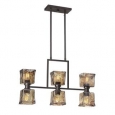 Savoy House Tallin English Bronze 6-light Island Chandelier