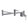Fontaine Brushed Nickel Contemporary Pot Filler Faucet