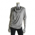 K&C Womens Casual Top Open Shoulder Cowl Neck