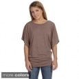 Bella Women's Draped Sleeve Dolman T-shirt