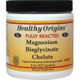 Healthy Origins Magnesium Bisglycinate Chelate Powder 200 mg-8 oz Powder