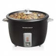 Hamilton Beach Black 30 Cup Rice Cooker