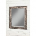 Sandberg Furniture Antique Black Farmhouse 36 x 30 inch Wall Mirror - Antique Black