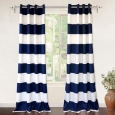 DriftAway Mia Stripe Room Darkening Window Curtains, 2 panels