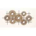 48667 Gorgeous Metal Mirror Wall Decor