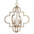 Capital Lighting Ellis Collection 4-light Antique Gilded                          Bronze Pendant Light