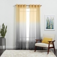 Semi Sheer Ombre Curtain Panel