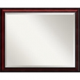 Wall Mirror, Rubino Cherry Scoop Wood