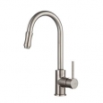 KRAUS Single-Handle Kitchen Faucet with Pull Down Dual-Function Sprayer in Satin Nickel