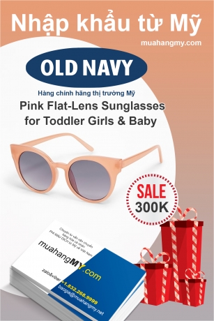 Pink Flat-Lens Sunglasses for Toddler Girls & Baby 