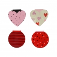 16ct Valentine's Day Heart Notepads - Spritz, Multi-Colored