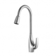KRAUS Single-Handle High Arch Kitchen Faucet with Pull Down Dual-Function Sprayer