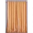 Peach Ring / Grommet Top Velvet Curtain / Drape / Panel - Piece