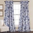 Lush Decor Cynthia Jacobean Room-darkening Curtain Panel Pair